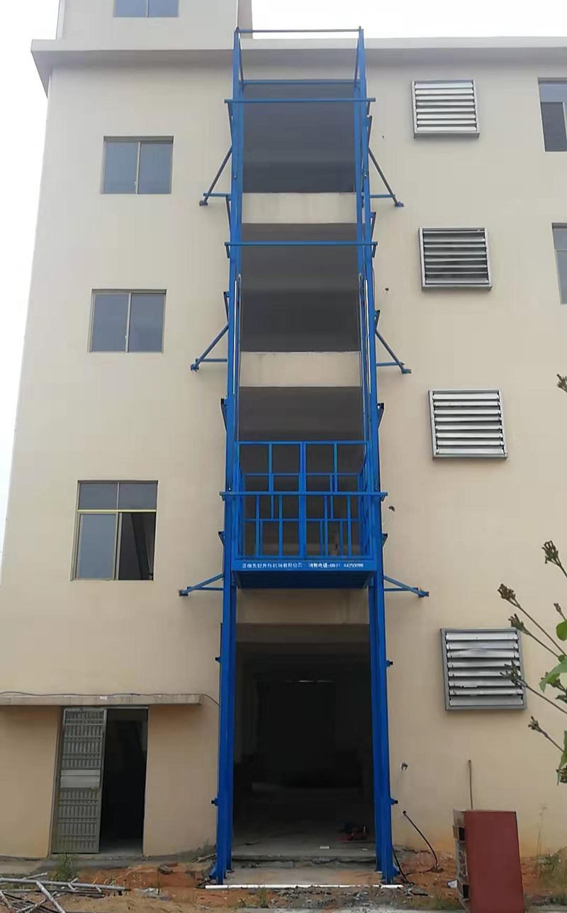 东方室外导轨式升降平台